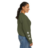 Adinkra Symbols Gye Nyame, Dwennimmen,  Sankofa Crewneck Sweatshirt