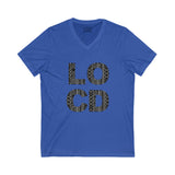 Locd Unisex Jersey Short Sleeve V-Neck Tee