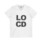 Locd Unisex Jersey Short Sleeve V-Neck Tee