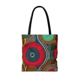 Ankara Circular Print Tote Bag — African Print Tote