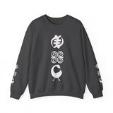 Adinkra Symbols Gye Nyame, Dwennimmen,  Sankofa Crewneck Sweatshirt