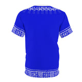 Blue and White Dashiki Tee