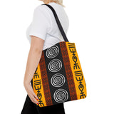 African Tribal Bold Print Tote Bag |Ethnic Pattern