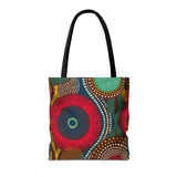 Ankara Circular Print Tote Bag — African Print Tote