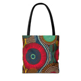 Ankara Circular Print Tote Bag — African Print Tote