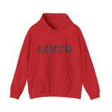 LOC'D Black Mudcloth Hooded Sweatshirt