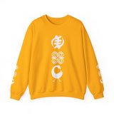 Adinkra Symbols Gye Nyame, Dwennimmen,  Sankofa Crewneck Sweatshirt
