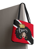 Trinidad Flag Tote Bag | Carribean Bag | Aries Tote Bag