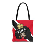 Trinidad Flag Tote Bag | Carribean Bag | Aries Tote Bag