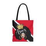 Trinidad Flag Tote Bag | Carribean Bag | Aries Tote Bag