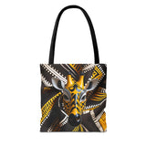 Giraffe Art Tote Bag | Unique Animal Print Bag | Eco-Friendly Shopping Bag, Gift for Animal Lovers, Stylish Beach Tote, Canvas Bag