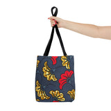 Ankara Flower Tote Bag — African Print Floral Market Tote