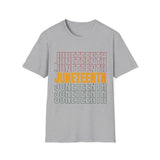 Juneteenth Unisex Softstyle T-Shirt, Graphic Tee, Statement Shirt, Gift for Art Lovers, Festival Wear, - Black History Month, Cultural