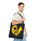 Sankofa Yellow Tote Bag | Sankofa Shopping Bag | Sankofa Tote | Adinkra Tote Bag