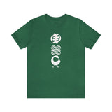 Adinkra Gye Nyame, Dwennimmen, Sankofa, Jersey Short Sleeve Tee