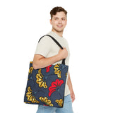 Ankara Flower Tote Bag — African Print Floral Market Tote