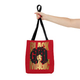 Red Black Girl Magic Tote Bag