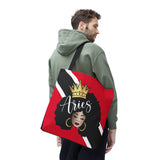 Trinidad Flag Tote Bag | Carribean Bag | Aries Tote Bag