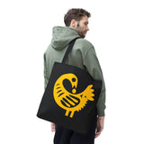 Sankofa Yellow Tote Bag | Sankofa Shopping Bag | Sankofa Tote | Adinkra Tote Bag