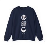 Adinkra Symbols Crewneck Sweatshirt