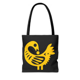 Sankofa Yellow Tote Bag | Sankofa Shopping Bag | Sankofa Tote | Adinkra Tote Bag