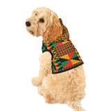 African Print Pet Hoodie - Kente Inspired