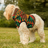 African Print Pet Hoodie - Kente Inspired