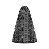 Black & White Ankara Pet Hoodie — African Print Dog Hoodie