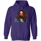 Loc'd Queen with Glasses Hoodie
