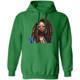 Loc'd Queen with Glasses Hoodie