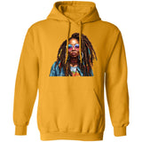 Loc'd Queen with Glasses Hoodie