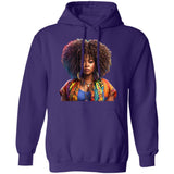 Natural Hair Queen  Pullover Hoodie