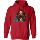 Loc'd Queen with Glasses Hoodie