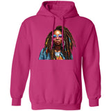 Loc'd Queen with Glasses Hoodie