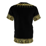 Gold and Black Dashiki Tee