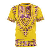 Gold and Purple Dashiki Tee