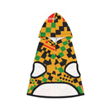 Kente Ankara Pet Hoodie — African Print Dog Sweatshirt