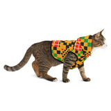 Kente Ankara Pet Hoodie — African Print Dog Sweatshirt