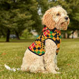 Kente Ankara Pet Hoodie — African Print Dog Sweatshirt