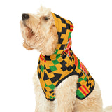 Kente Ankara Pet Hoodie — African Print cat Sweatshirt