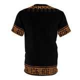 Orange and Black Dashiki Tee