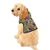 Pet Hoodie - Flower African Inspired Ankara Print Dog or Cat Hoodie