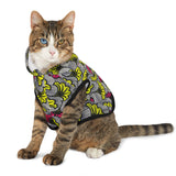 Pet Hoodie - Flower African Inspired Ankara Print Dog or Cat Hoodie