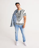White/Black Dashiki Shirt Men's Tee