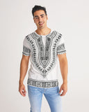 White/Black Dashiki Shirt Men's Tee
