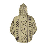 Tan & Black Afrocentric Hoodie