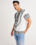 White/Black Dashiki Shirt Men's Tee