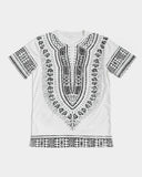 White/Black Dashiki Shirt Men's Tee