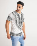 White/Black Dashiki Shirt Men's Tee